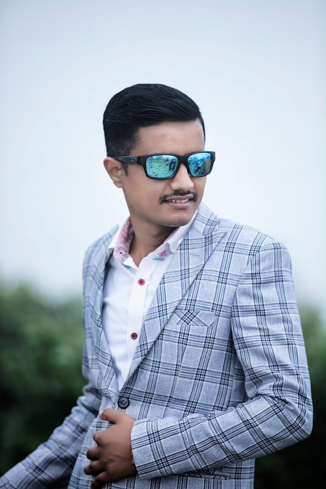 Portrait of Prakash Basnet, Owner of Pragati Venus Uniform
